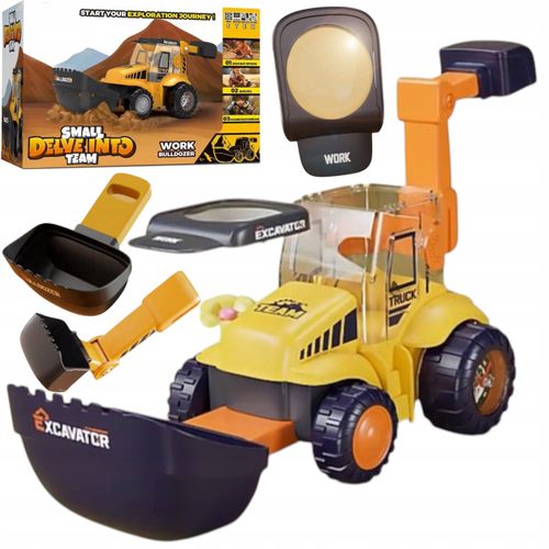 Edukacyjna koparka 4w1 dla dzieci lupa kompas łopatka do piasku 3+ TT9169 na Arena.pl