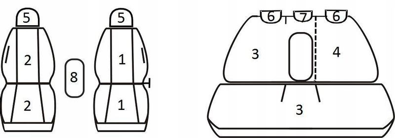 Pokrowce miarowe do Hyundai i30 CW (2007-2012r) zdjęcie 2