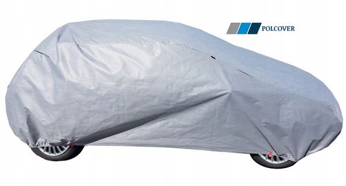 POKROWIEC NA SAMOCHÓD 3 WARSTWY r. M hatchback 410-440cm PLANDEKA NA AUTO na Arena.pl