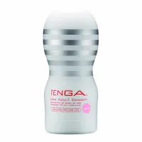 tenga original vacuum cup gentle - biały, anatomiczny system prożniowy 15cm