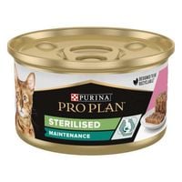PRO PLAN  sterylizowane z łososiem i tuńczyk 85 gr