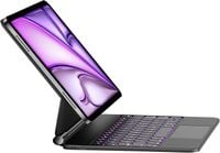 Etui z klawiaturą HOU do iPad Air 11 M3/M2 i Pro 11 QWERTY podświetlane