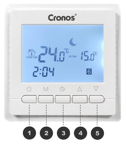 Termostat Do Folii Maty Grzewczej Cronos 306 na Arena.pl