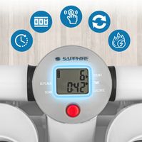 STEPPER SKRĘTNY step 2w1 steper z LINKAMI do ćwiczeń schody LICZNIK LCD