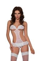 body koronkowe orsola softline collection białe s/m