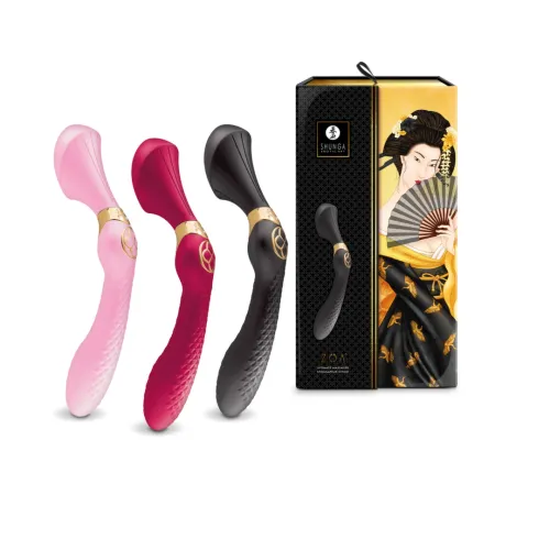 shunga zoa raspberry - urządzenie intymne ergonomiczne 10 trybow na Arena.pl