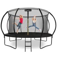 Trampolina ogrodowa HyperMotion 430 cm z siatką wewnętrzną i drabinką