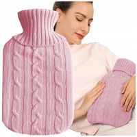 TERMOFOR DUŻY 2L SWETER GUMOWY POKROWIEC OGRZEWACZ DO RĄK NA WODĘ PREZENT