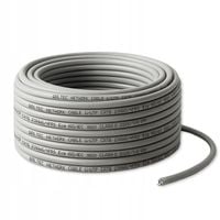 Kabel sieciowy patchcord CAT6 UTP 25 m LAN szary Qoltec miedź 1Gb/s