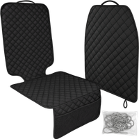 ZESTAW MATA OCHRONNA POD FOTELIK SAMOCHODOWY OSŁONA NA TYŁ FOTELA PIKOWANA