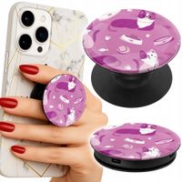 Uchwyt do telefonu Popsocket na palce/stojak LOVE CAT, WZORY Z KOTAMI KOTY