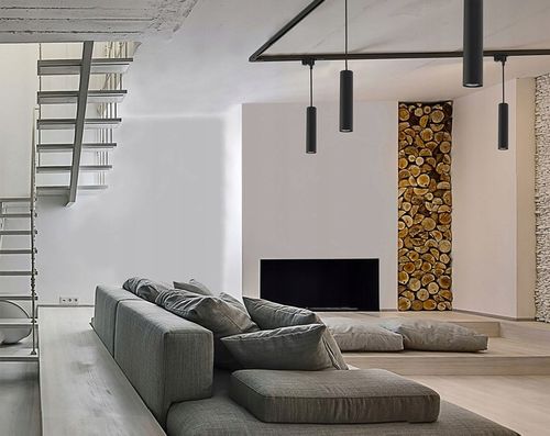 Reflektor szynowy wiszący do GU10 czarny lampa zwis oprawa LED na Arena.pl