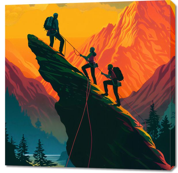 Obraz 90x90cm U Szczytu zdjęcie 1