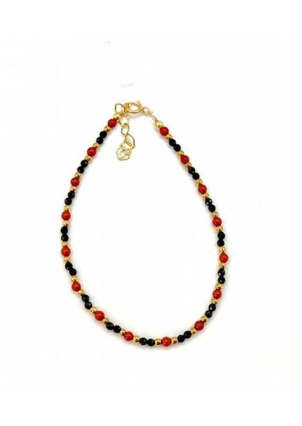 Bransoletka RED KORAL 925 zdjęcie 1