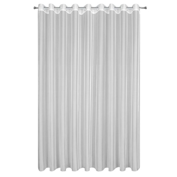 Firana gotowa na przelotkach ANABEL 300x260 biała z połyskiem zdjęcie 1