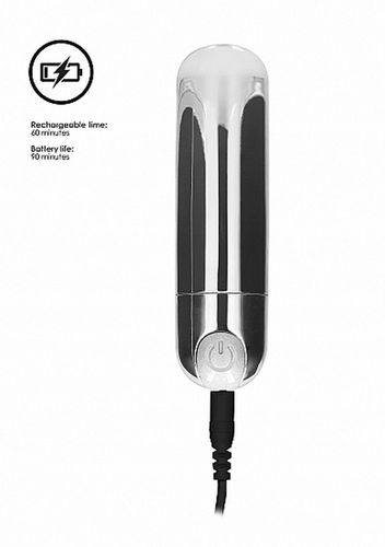 10 speed rechargeable bullet - silver na Arena.pl