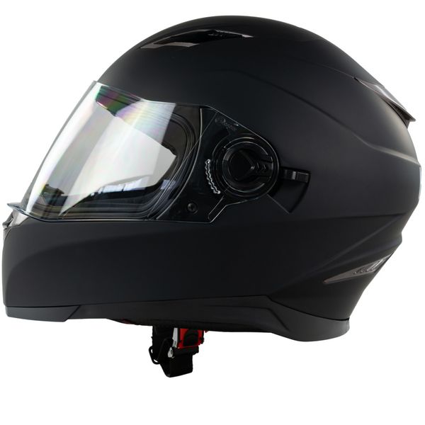 Kask na skuter motocyklowy szczękowy zamknięty BB09B z blendą M czarny mat zdjęcie 7