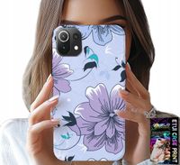 ETUI DO XIAOMI MI 11 LITE - KWIATKI KWIECISTE MODNE WZORY PLECKI