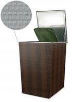 Obudowa na śmieci do ogrodu z technorattan RD17