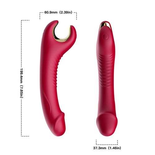Stymulator silicone 9 vibration function Red na Arena.pl