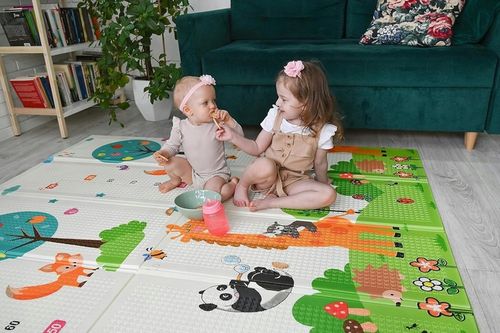 PIANKOWA DWUSTRONNA MATA EDUKACYJNA DO NAUKI XPE CYFRY LITERY 200x180cm na Arena.pl