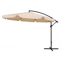 PARASOL OGRODOWY MULTIGARDEN 3.5M KORBOWY BEZOWY 8 RAMION
