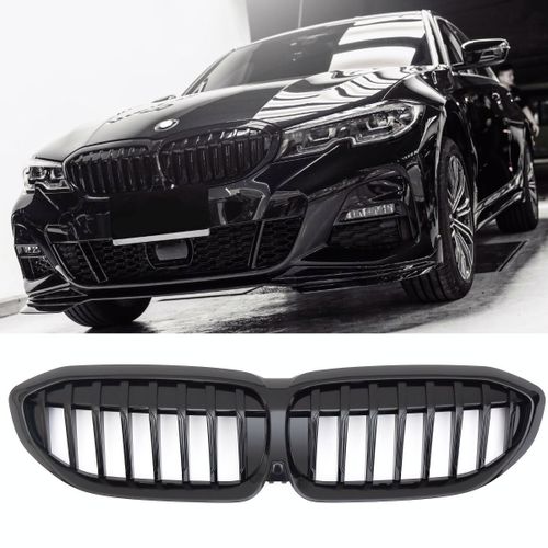 GRILL NERKI DO BMW 3 G20 G21 Od 2019 Do 2022 Roku BLACK POŁYSK Park Assist na Arena.pl