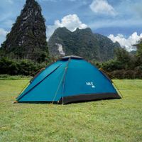 Namiot Turystyczny Kempingowy 2 Osobowy Wodoodporny Filtr UV + Pokrowiec