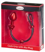 Malesation Cock-Grip With Alu-Plug Large, Red
