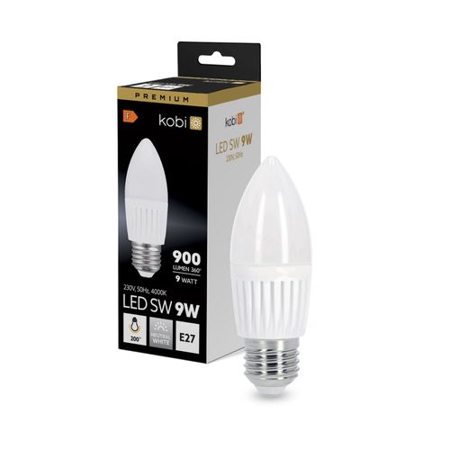 żarówka led sw 9w e27 4000k kobi premium na Arena.pl
