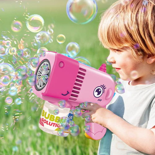pistolet na bańki mydlane aparat do tworzenia baniek mydlanych + płyn na Arena.pl