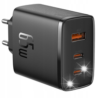 Baseus 65w szybka ładowarka sieciowa kostka zasilacz usb-c MacBook QC 3.0