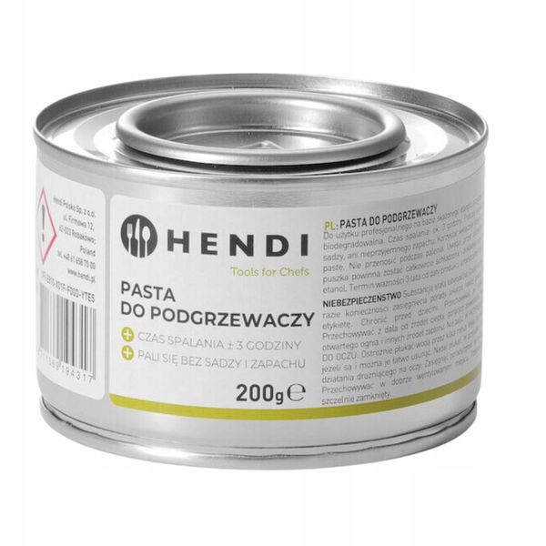 Podgrzewacz pasta do podgrzewacza Hendi 200 gr zdjęcie 6