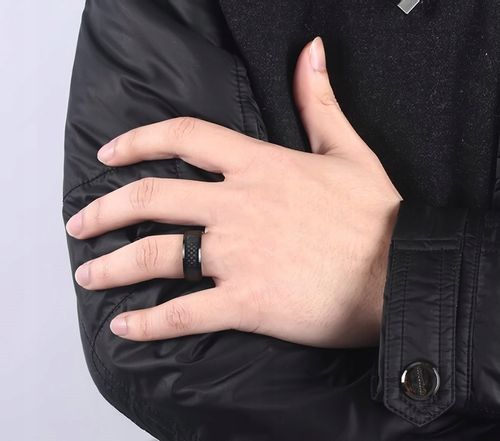 OBRĄCZKA PIERŚCIEŃ z Wolframu WOLFRING EU19 US09 na Arena.pl