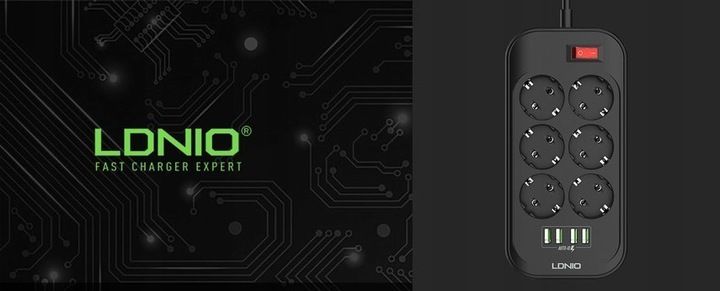 LISTWA ZASILAJĄCA PRZEDŁUŻACZ USB ANTYPRZEPIĘCIOWA zdjęcie 3