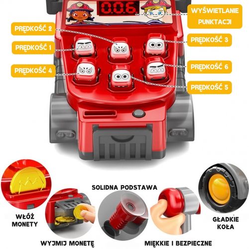 ZABAWKOWA  GRA ZRĘCZNOŚCIOWA UDERZ MŁOTKIEM   Z AKCESORIAMI na Arena.pl