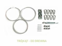 TRÓJKĄT - ZESTAW DO MONTAŻU ŻAGLI W DREWNIE