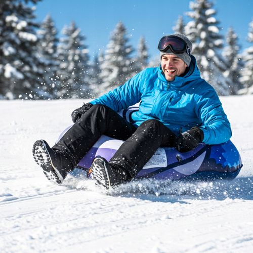 Ślizgacz sanki dmuchane na śnieg Pingwin 95 cm na Arena.pl