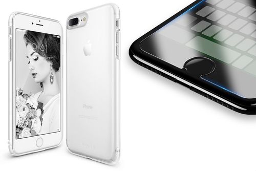 ETUI RINGKE SLIM IPHONE 8/7 PLUS + SZKŁO 3MK FG na Arena.pl