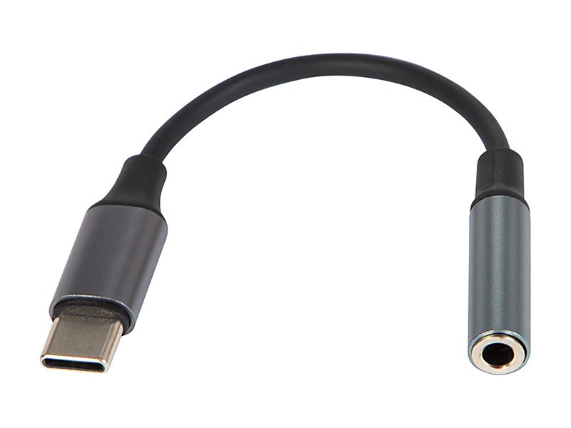 Adapter USB wtyk USB-C gniazdo jack 3,5 zdjęcie 1