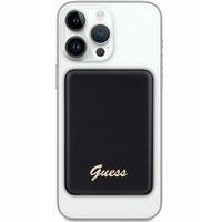 Guess Powerbank indukcyjny 15W GUPBM5ALGSGK 5000mAh czarny/black MagSafe Me