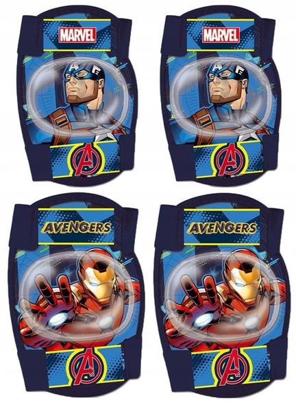 4x ochraniacze kask rowerowy rękawiczki na rower Avengers Ironman Kapitan A zdjęcie 4