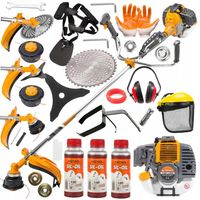 KOSA SPALINOWA KOSIARKA PODKASZARKA WYKASZARKA 3XOL TARCZA SZELKI MASKA 6KM