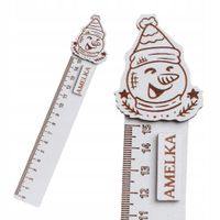 LINIJKA PREZENT NA ŚWIĘTA CHOINKA NA MIKOŁAJKI SZKOŁA PRZEDSZKOLE BAŁUWAN