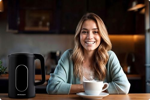 CZAJNIK ELEKTRYCZNY REGULACJA TEMPERATURY 2200W PANEL DOTYKOWY 1,7L BERDSEN na Arena.pl