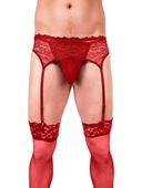 Prowler Red Lace Garter Set Small