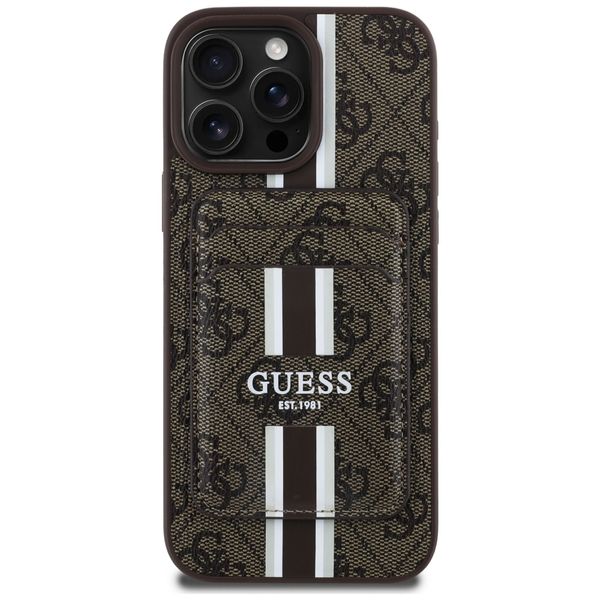 Etui Guess do iPhone 16 Pro Max, Brązowy, MagSafe zdjęcie 2