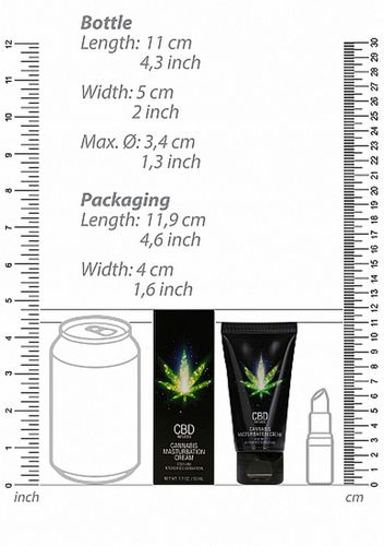 Cbd Cannabis Masturbation Cream For Him - 50 Ml na Arena.pl
