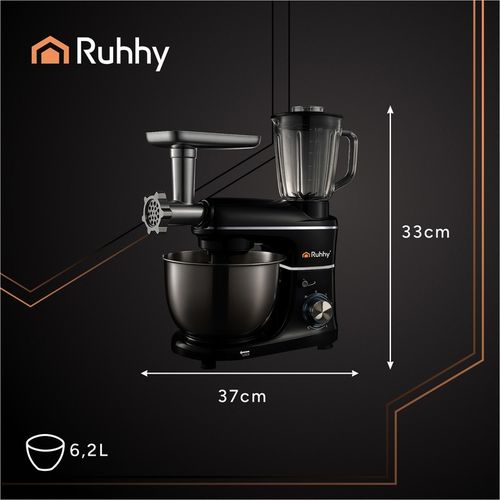 Robot Planetarny Kuchenny RUHHY z Blenderem Maszynka do Mielenia Mięsa 3w1 na Arena.pl