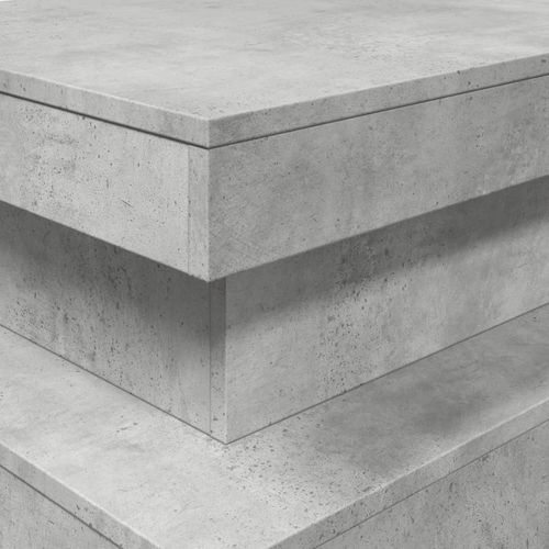 Stolik kawowy z oświetleniem LED, szarość betonu, 90x50x40 cm na Arena.pl